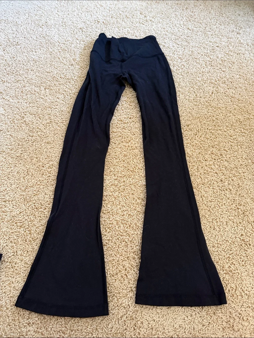 Lululemon Women's Black Flared Yoga Pants